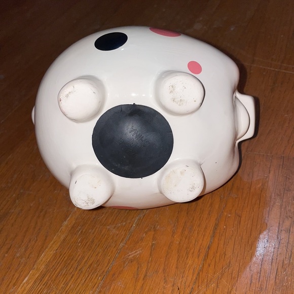 Polka dot girly piggy bank - Picture 6 of 6